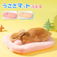 うさぎマット うさぎちゃん用ベッド ふわふわ ペットクッション ペットベッド 洗える 柔らかい 小動物用…