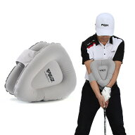 ゴルフ練習用品 三角先生 スイングトレーナー ゴルフスイング 素振り 練習 インフレータブル トレーニン…