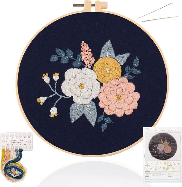 楽天市場】刺繍キット 初心者向け ししゅうキット 刺しゅう 手作り DIY 