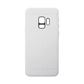 【処分特価】 Galaxy S9+ Plus ケース カバー 背面ケース ソフトケース TPU素材 マット シンプル ドット au SC-03K SCV39 ホワイト 白