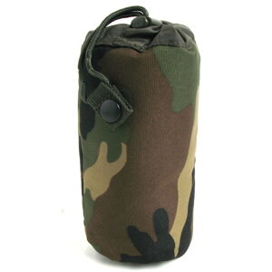 ドリンク ウェストポーチ ウッドランド モール対応 アサルトリュック MOLLEショルダー スカウトバッグ取付可 ミリタリーバッグ(メーカー直送)