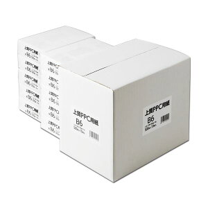 (まとめ)上質PPC用紙(領収証用紙) B6 1箱(5000枚:500枚×10冊)【×3セット】 (メーカー直送)