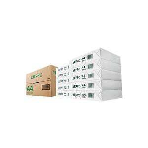 (まとめ) 上質PPC用紙 NY A4 1箱(5000枚:500枚×10冊) 【×5セット】 (メーカー直送)