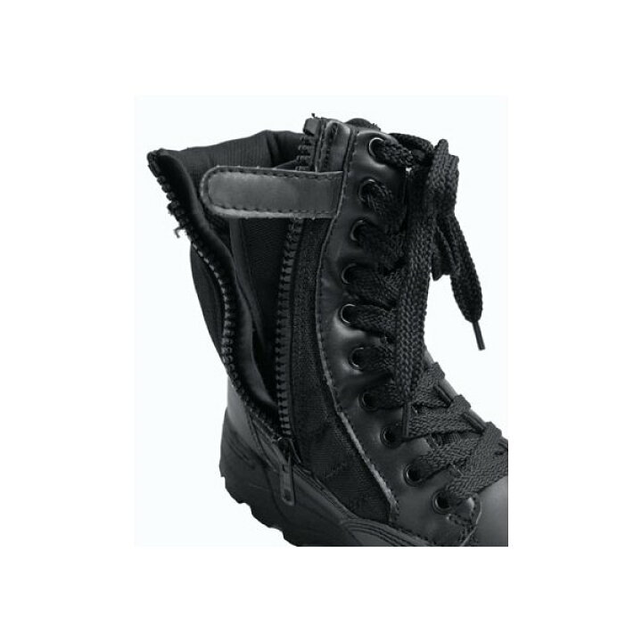 楽天市場】SWAT KOBRA サイドジッパー ブーツ 靴 6W ブラック