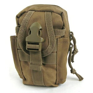 多機能 MOLLE バッグ 対応 防水布使用 ポーチ コヨーテ ブラウン アメリカ軍 米軍 US軍 ミリタリーバッグ ミリタリーグッズ 鞄 (メーカー直送)