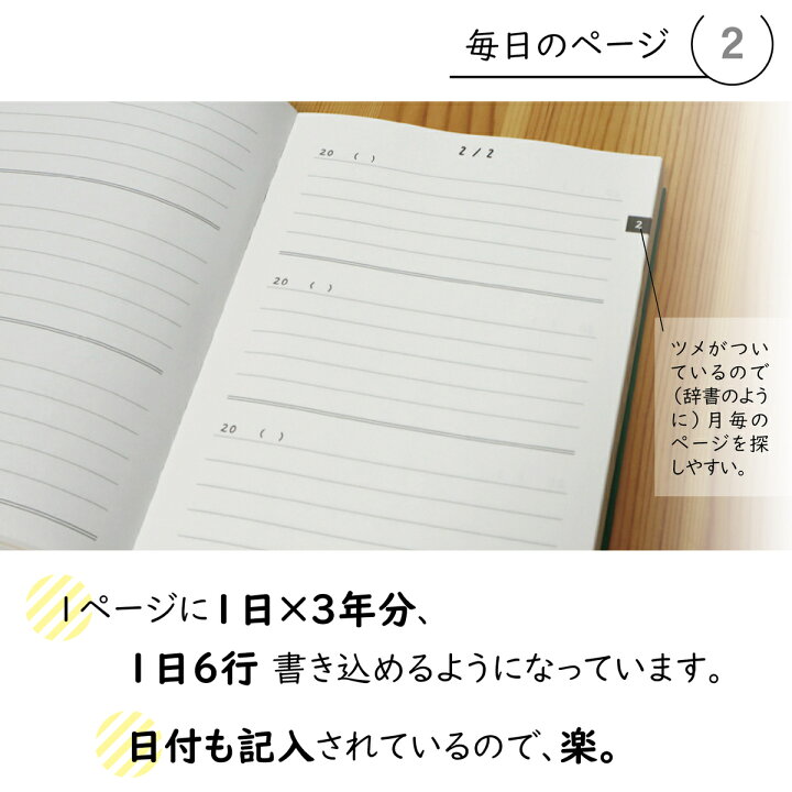 楽天市場 日記 日記帳 3年日記 3年メモ レビュー投稿で全員プレゼントあり A5 21cm 15cm ノートライフ ダイアリー ３年 連用 かわいい おしゃれ おすすめ 育児 交換 日記 お祝い 新生活 大人 家族 ギフト プレゼント 1年 5年 令和 直営店舗 日記 お風呂ポスター