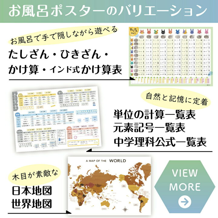年中無休 ノートライフ お風呂ポスター 動物 干支も覚えられる 計算 学習ポスター A２サイズ 60 42cm 日本製 知育 算数 インド式 単位の計算 表 Inter Altitude Co Th