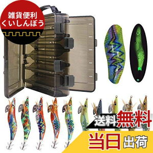 イカ釣り エギ エギング エギセット イカ タコ エギルアー リバーシブル ルアーケース付 爆釣10色 10本セット 3.0