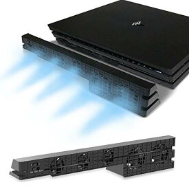 ElecGear PS4 Pro用自動冷却ファン、外付けターボUSBクーラーファン、PlayStation 4 Pro CUH-7xxx用の自動温度センサー制御放熱