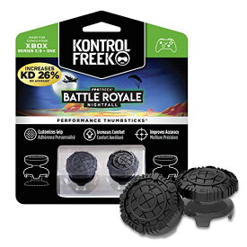 KontrolFreek FPS Freek Battle Royale Nightfall for Xbox One and Xbox Series X Controller | Performance Thumbsticks | 2 High-Rise Convex (Domed) | Black