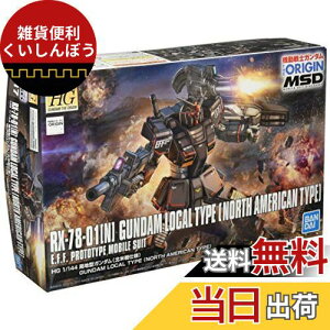HG 機動戦士ガンダム THE ORIGIN MSD 局地型ガンダム(北米戦仕様) 1/144スケール 色分け済みプラモデル