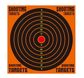 Ansimple ターゲットペーパー シューティングターゲット10枚セット 射撃用紙 目標紙 弓矢用 練習用 的 射的 シューティング トレーニング 標的 厚紙 (12インチ)