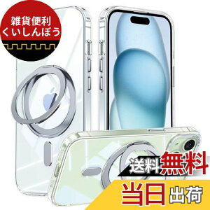 iPhone 15 Plus Kp P[X MagsafeΉ ACtH15vX Jo[ 360°]X^h Uovon X}zP[X ACz 15plus gуP[X CX[d ԍڃz_[ Ή Xgbvt  w