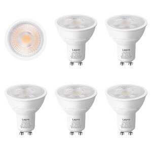 Lepro LED �n���Q���d�� �n���Q�� GU10 LED�d�� �X�|�b�g���C�g 50W�`���� 5.5W 400lm �d���F 3000K �W���^�C�v40° �����F�� PSE�F�؍ς� �񒲌� �����Ή� �ȃG�l �ԐڏƖ� �V��Ɩ� ���ƏƖ� �Ŕ� �L
