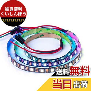 BTF-LIGHTING WS2812B LEDe[vCg 5050 SMD RGBIC C[ 1m 60LEDs ʂɃAhXw\ ؒf\ vO}u\ DC5V h[tJ[ F lIsNZ PCB IP30 h LEDXg
