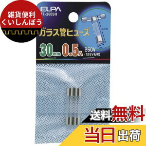 Gp (ELPA) KXǃq[Y z q[Y 250V/0.5A 30mm 6.35 2 TF-2005H
