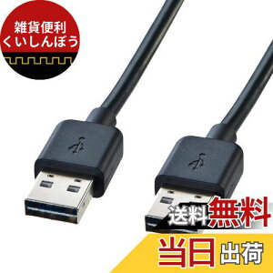 �T�����T�v���C(Sanwa Supply) ���ʑ}����USB�P�[�u��(A-A�^�C�v) 2m �u���b�N KU-RAA2