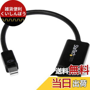 StarTech.com Mini DisplayPort 1.2 - HDMI ANeBuϊA_v^ UltraBookΉ mDP IX - HDMI X 4K/30Hz MDP2HD4KS