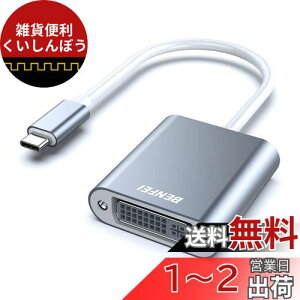 BENFEI USB-C-DVIA_v^[AThunderbolt 3/4iUSB Type Cj-DVI-DA_v^[AHD 1080P ^Cvc DVI ϊA_v^[ iPhone 15 Pro/Max, MacBook Pro/Air 2023, iPad Pro, iMac, S23, XPS 17 ȂǂɑΉc