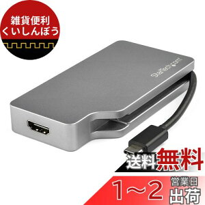 StarTech.com USB Type-C }`ϊrfIA_v^/HDMI 2.0 Mini DisplayPort 1.2 VGA DVI/4K60Hz(mDP HDMI)/1080p(VGA DVI)/USB ^CvCڑrfIRo[^/Xy[XO[ CDPVDHDMDP2G