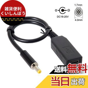 cablecc USB 3.1 Type C USB-C - DC 20V 4.0x1.7mm 電源プラグ PDエミュレーター トリガー充電ケーブル ノートパソコン用