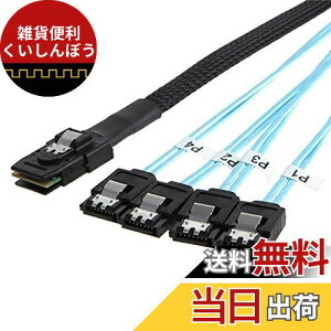 NFHK  Mini SAS SFF-8087 zXg 4 SATA 7s ^[Qbg n[hfBXN 6Gbps f[^T[o[ RAID P[u 100cm