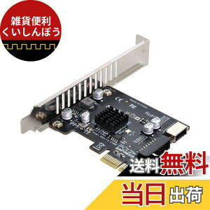 cablecc 5Gbps Type-E USB 3.1 tgpl\Pbg& USB 2.0PCI-E 1X ExpressJ[hVL805A_v^[ }U[{[hp BLACK PCI-E CARD