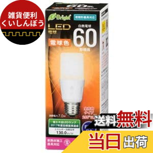 �y���������z�I�[��(OHM) �d�@ LED�d�� T�` E26 60�`���� �d���F LDT7L-G IS21 06-3611