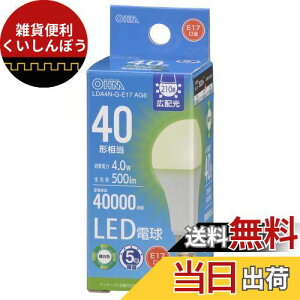 I[(OHM) d@ LEDd` E17 40`/40W F Ή fMގ{HΉ ~jNvg` 5Nۏ LDA4N-G-E17 AG6 06-5540