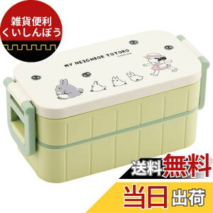 スケーター(Skater) 弁当箱 600ml 抗菌 2段 女性用 となりのトトロ 行進 スタジオジブリ 日本製 YZW3AG-A