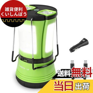 Lepro ランタン ledランタン キャンプランタン 懐中電灯 2本分離できる 【充電式と乾電池併用/最大33〜66時間点灯/昼光色/高輝度タイプ/防水防滴】 USBケーブルと車用充電器付き 車中泊用 バー