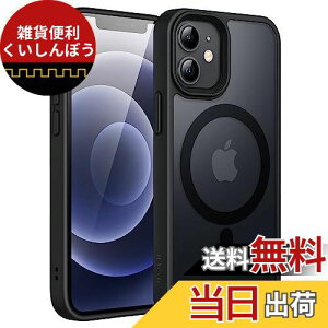 JEDirect iPhone 12 mini 5.4C`p }Olbg P[X MagSafeɑΉ ̃}bgw ^ ϏՌ Jo[ (ubN)