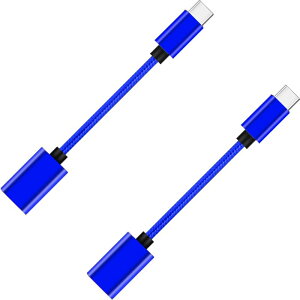 �y���������zGEJ-Tech USB Type-C �ϊ��A�_�v�^ �P�[�u�� USB 3.0 USB-C USB-A USB Type-A �ő�5Gbps �}���[�d OTG�Ή� �F�F�u���[,2��