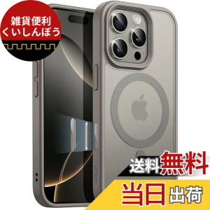 �y���������zJETech iPhone 16 Pro Max 6.9�C���`�p �}�O�l�b�g �P�[�X �J�����R���g���[���L���v�`���{�^�� MagSafe�ɑΉ� �������̃}�b�g�w�� ���^ �ϏՌ� �J�o�[ �F�F�i�`�������`�^�j�E��