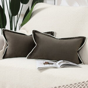 �y���������zMadizz 2���Z�b�g �r���[�h �����I�� �����ꂽ �N�b�V�����J�o�[ �_�炩�� �k�� ������� �ґ� �X�^�C�� �\�t�@�p �Q���p ���z�c�J�o�[ �F�F�_�[�N�g�[�v�A�T�C�Y�F50cmx30cm(2 ��