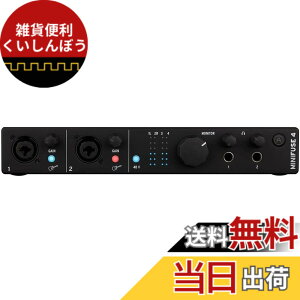 �y���������zArturia �A�[�g���A ���y����\�t�g�t�� �|�[�^�u���E�I�[�f�B�I�C���^�[�t�F�C�X MiniFuse �F�F�u���b�N