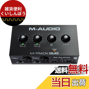 �y���������zM-AUDIO M-Track Duo HD �I�[�f�B�I�C���^�[�t�F�C�X USB-C�Ή� 24bit�E192kHz 2�C��2�A�E�g(XLR/TRS�Ή�) ���R�[�f�B���O�E�z�M�E�|�b�h�L���X�g�Ή� �\�t�g�E�F�A�X�C�[�g�t�� �T�C�Y�F48kHz