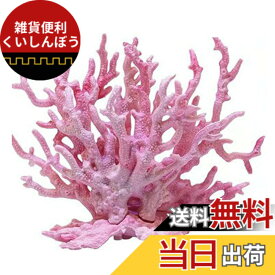 【送料無料】TOMMYFIELD サンゴ 珊瑚 水槽装飾 人工珊瑚 アクアリウム 水槽オブジェ 水槽 魚の隠れ家 [並行輸入品] 色：ピンク、サイズ：ワンサイズ