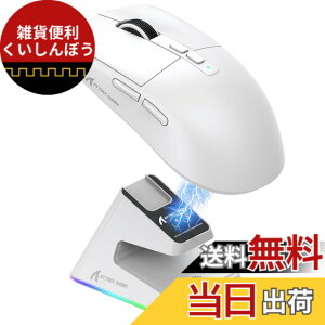 �y���������zMAMBASNAKExATTACK SHARK X6 ���y�ʃQ�[�~���O�}�E�X 49g PAW3395�Z���T�[ ���C�����X �}�E�X 3���[�h�ڑ� 2.4Ghz/Bluetooth/Type-C 6���x��DPI�ؑ� 26000DPI 200���ԘA���g�p�\ �}�O�l�b�gRGB�[�d�X