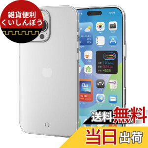 �y���������z�G���R�� iPhone 16 Pro Max �P�[�X �N���A �ϏՌ� �Ռ��z�� �\�t�g TPU �X�g���b�v�z�[���t�� 4�p�G�A�[�N�b�V���� �X�g���b�v�z���_�[�V�[�g�t TOUGH SLIM LITE �N���A PM-A24DTSLUCCR �F�F
