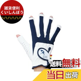 【送料無料】[アーノルドパーマー] ゴルフ 右手用グローブ レディース ネイル APG-03HR 色：WH/NV