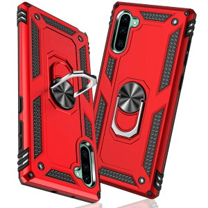 �y���������zTMUJWS Samsung Galaxy Note 10 �P�[�X �����O �ϏՌ� �Ռ��z�� ���h�~ �S�ʕی� �J�����ی� �X�^���h�t�� TPU+PC�o���p�[ �w��h�~�΍� ��d�\�� 360�x��] �h�o �T���X�� �M�����N�V�[ Note