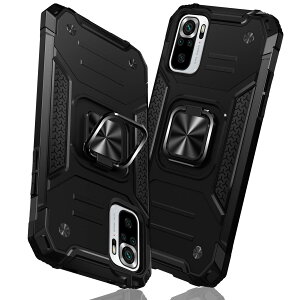 �y���������zTMUJWS Redmi Note 10 Pro �p�P�[�X �����O �Ռ��z�� �ϏՌ� TPU+PC�o���p�[ ��d�\�� �ČRMIL�K�i �S�ʕی�J�o�[ ����h�~ �ԍڃz���_�[�Ή� �C�菝�h�~ ����~�� �y�� ���^ ���b�h�~�[ 