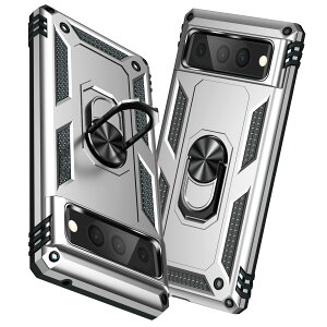 �y���������zTMUJWS Google Pixel 7 Pro �p�P�[�X �����O �ϏՌ� �Ռ��z�� ���h�~ �S�ʕی� �J�����ی� �X�^���h�t�� TPU+PC�o���p�[ �w��h�~�΍� �O�[�O���s�N�Z��7 pro �P�[�X 6.7�C���` ��d�\�� 360