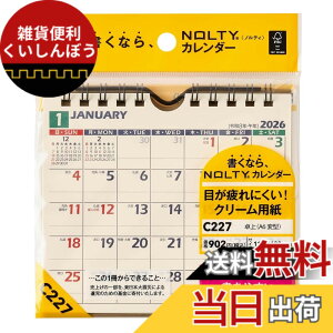 �y���������z�\�� NOLTY 2026�N �J�����_�[ ��� �Ǌ|�����p �F�FC227�A�T�C�Y�FA6�ό^