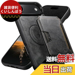 �y���������zJCGOOD iPhone 17/17Pro/17ProMax/17Air �P�[�X MagSafe ���C�����X�[�d �Ή� �w�ʃJ�[�h�P�[�X�t�� ������ �}�O�Z�[�t�Ή� �J�[�h���[ ���߉\�ȃX�^���h�@�\ ���O���\ ���C�z���J�o�[