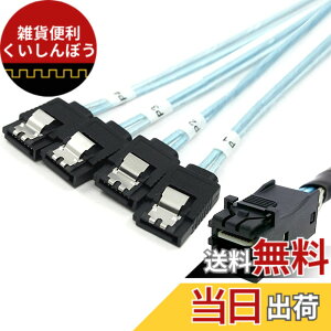 �y���������zchenyang SF-031-040-070-082 Mini SAS SFF-8087 to SFF-8643 �f�[�^�T�[�o�[ �n�[�h�f�B�X�N RAID �P�[�u�� 50cm �F�F�u���b�N SFF-8643 - 4SATA 100cm�B�A�T�C�Y�F1.0m