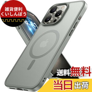 �y���������zMiracase iPhone13/14/15 �P�[�X�yMagsafe�Ή��E�ČR�K�i�z�ϏՌ��A���h�~�A���΂ݖh�~�A�����Ĕ��ɗD�����f�U�C���A�����{�^���A�}�b�g�A�t���X�g �F�F�D�A�T�C�Y�FiPhone15 Pro 6.1