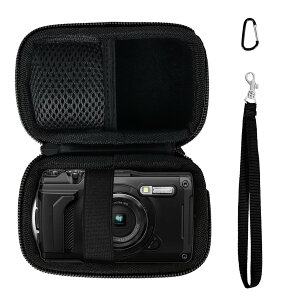 �y���������zANGVI ���[�o�b�OOM SYSTEM(�I�����p�X)�Ή� OM SYSTEM/�I�����p�X Tough TG-2 / TG-3 / TG-4 / TG-5 / TG-6 / TG-7 ���i�����[���邽�߂̃P�[�X�P�i�� �F�F�����W�b�p�[