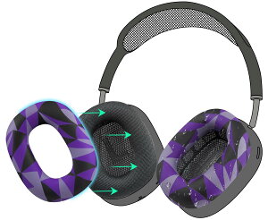 �y���������zSOULWIT �C���[�p�b�h�J�o�[ �w�b�h�p�b�h�P�[�X AirPods Max �w�b�h�z�� �p �ی�P�[�X �_�炩���V���R�� �򉻖h�~ �h�o �h�� ��� �􂦂� �F�F�p�[�v���u���b�N